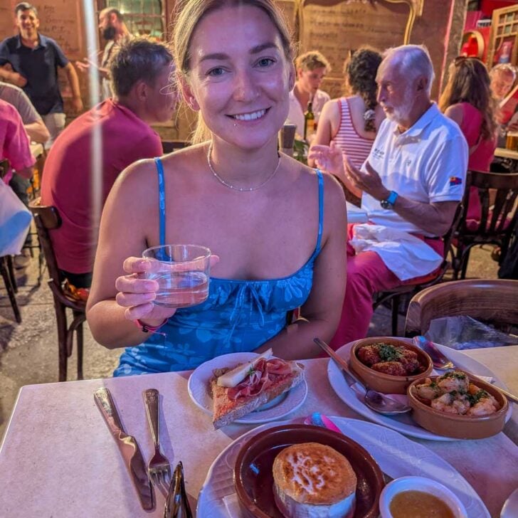 Bailey-eats-dinner-in-Split Croatia