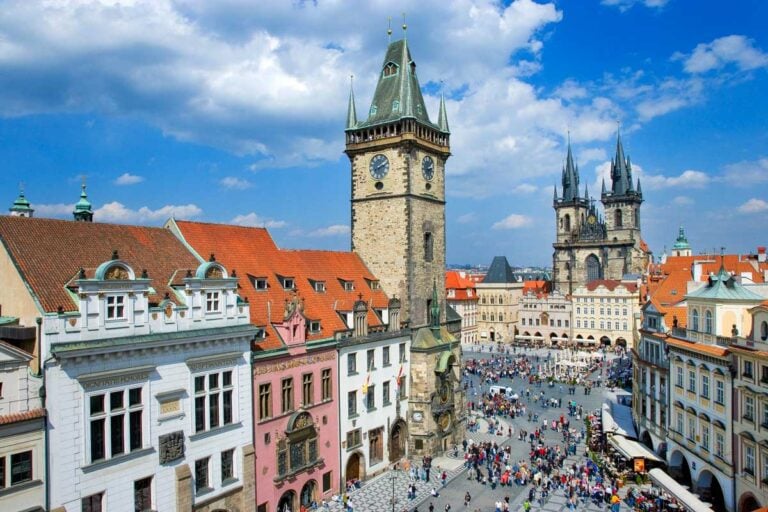City view of Old City Prague Czech Republic