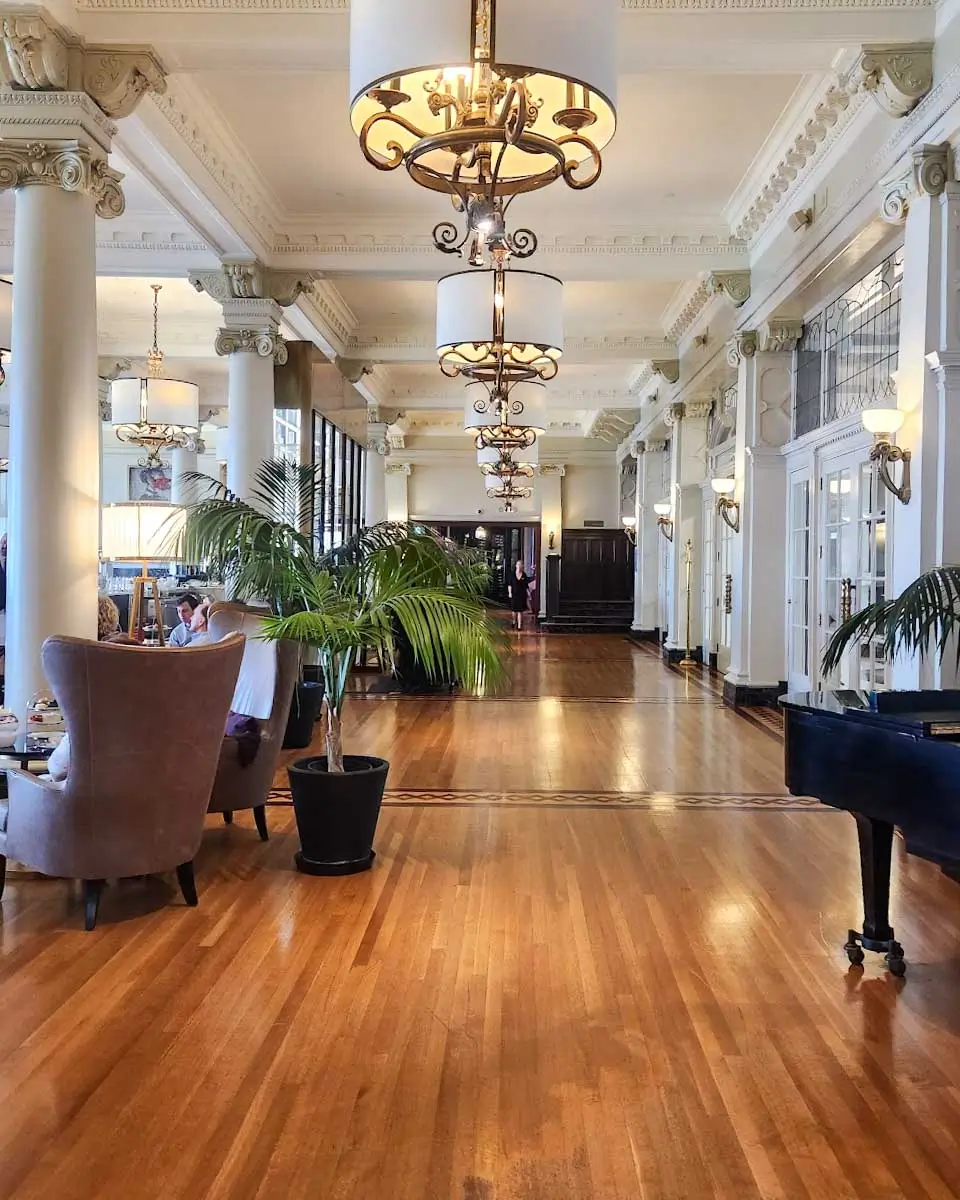 Hi Tea area in the Empress Hotel in Victoria, BC