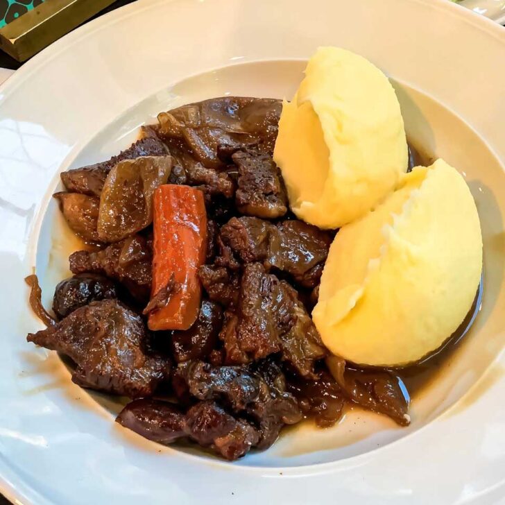 Irish stew eaten on a food tour in Cork Ireland