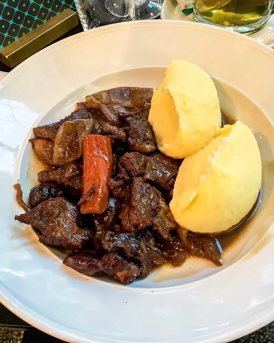 Irish stew eaten on a food tour in Cork Ireland