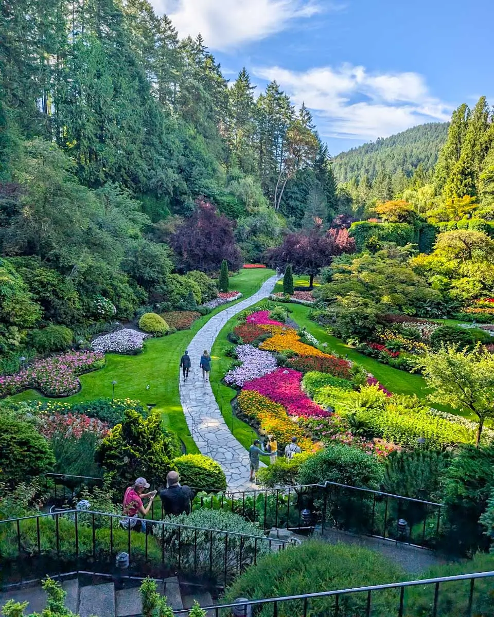 The Butchart Gardens in Victoria BC