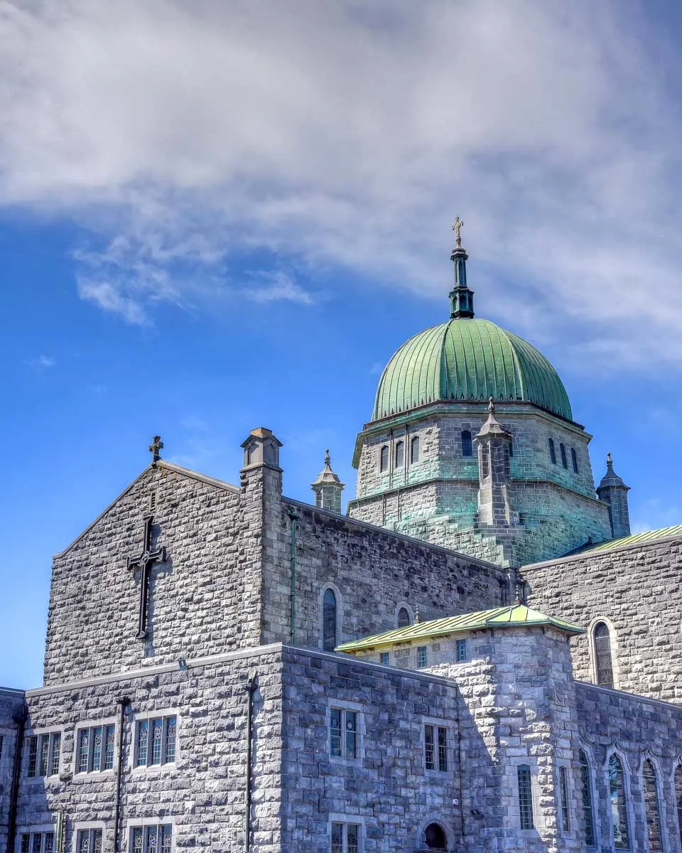 The Galway Cathedral seen on a private walking tour of Galway Ireland