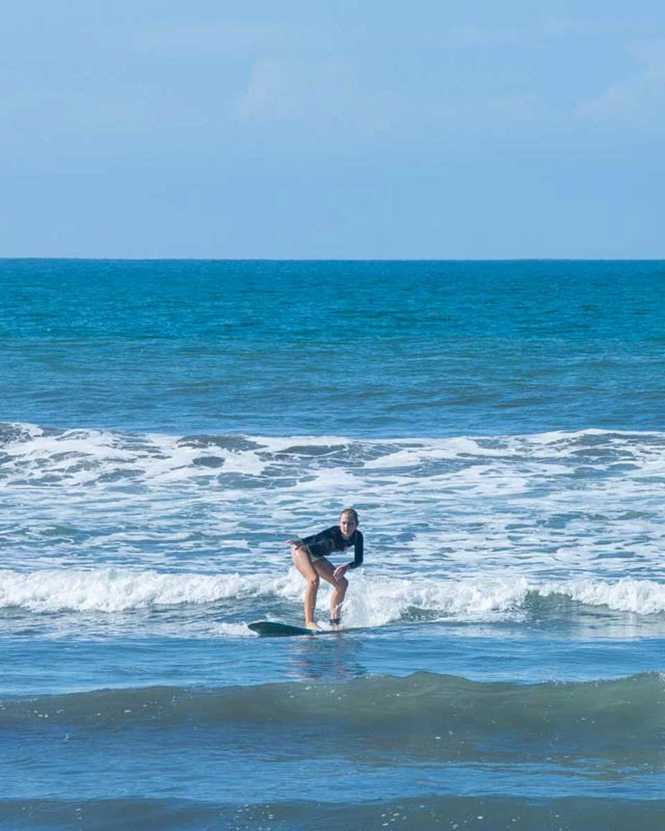 Bailey-surfs-in Honolulu Hawaii