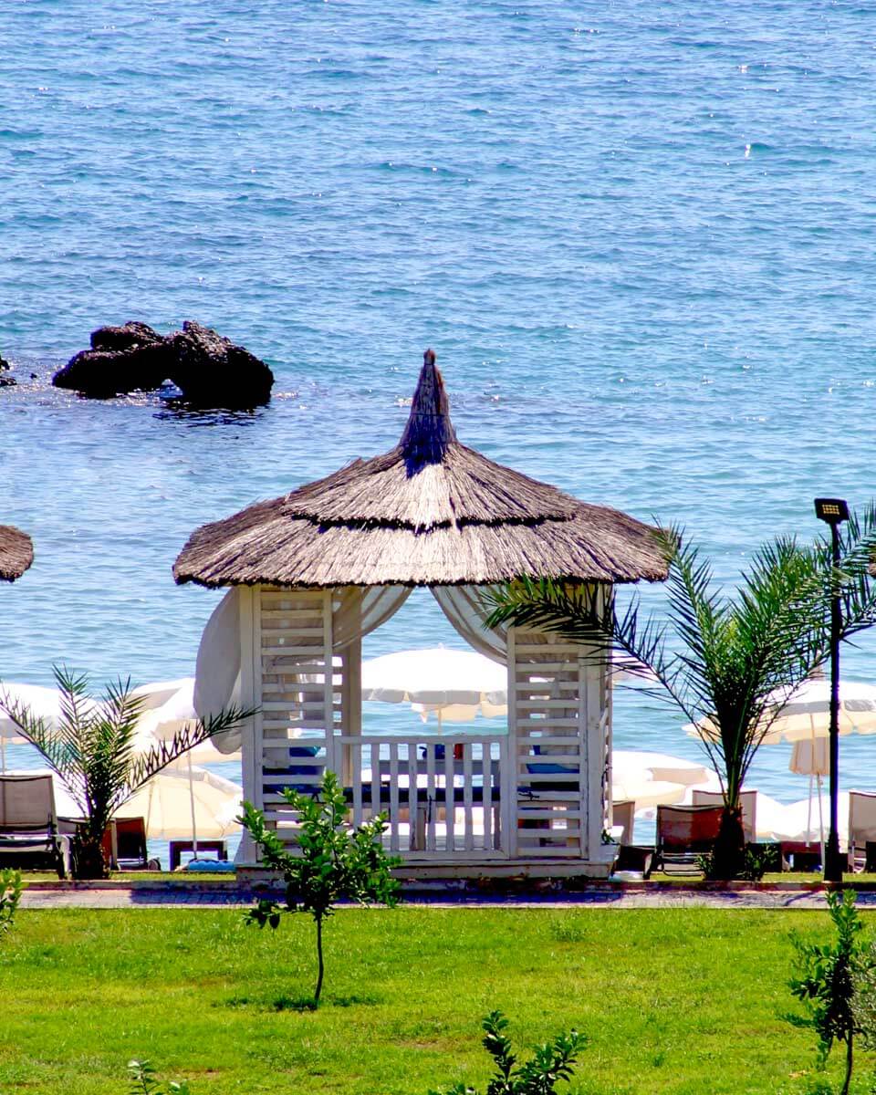 Descanso Beach Club seen on Catalina Island, California