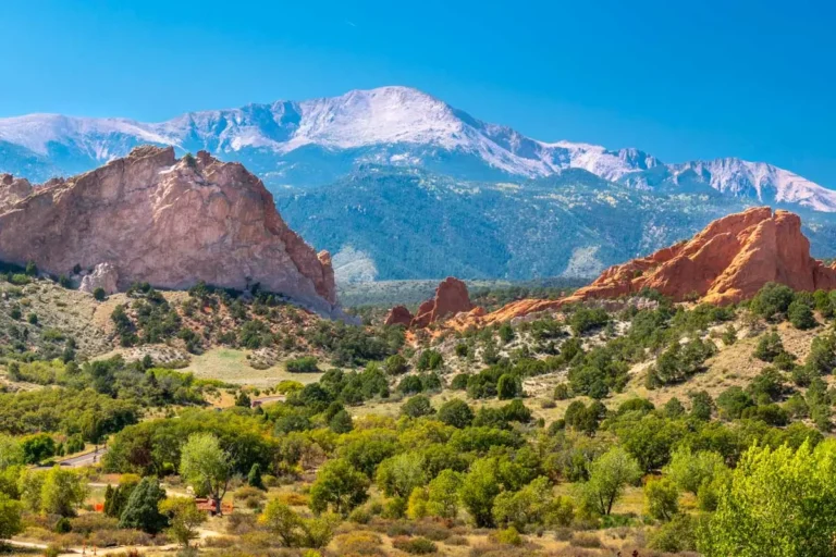 Garden of the Gods Rocks Formation near Denver Colorado