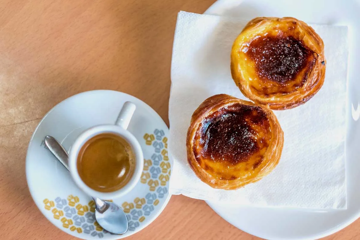 A traditional Portuguese breakfast in Madeira Portugal