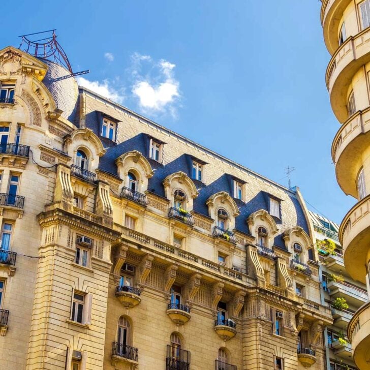 Buildings-in-Recoleta-in-Buenos-Aires Argentina