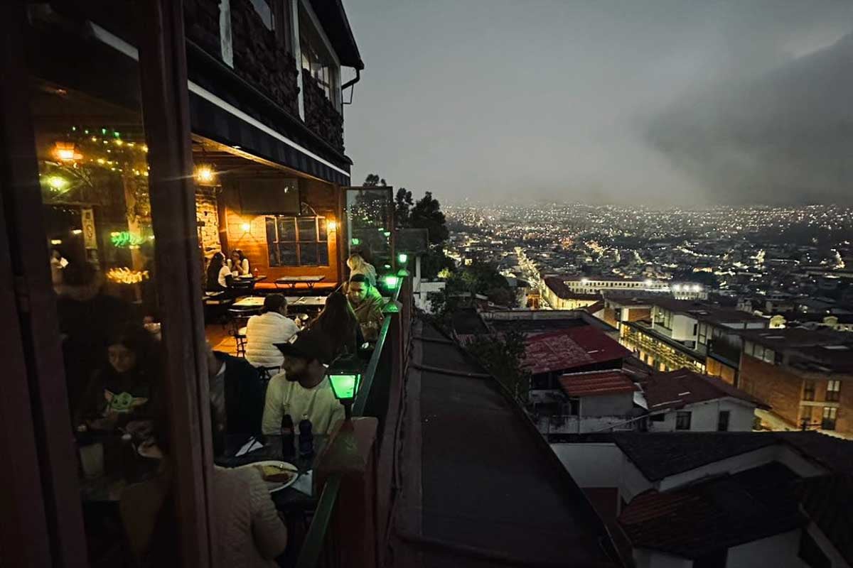 Cafe Mosaico in Quito Ecuador