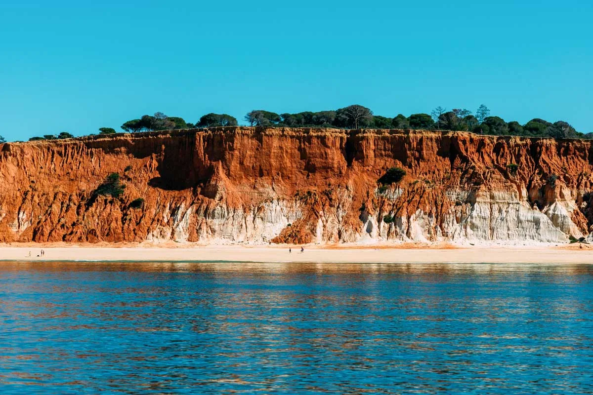 Falesia beach in Albufeira Portugal