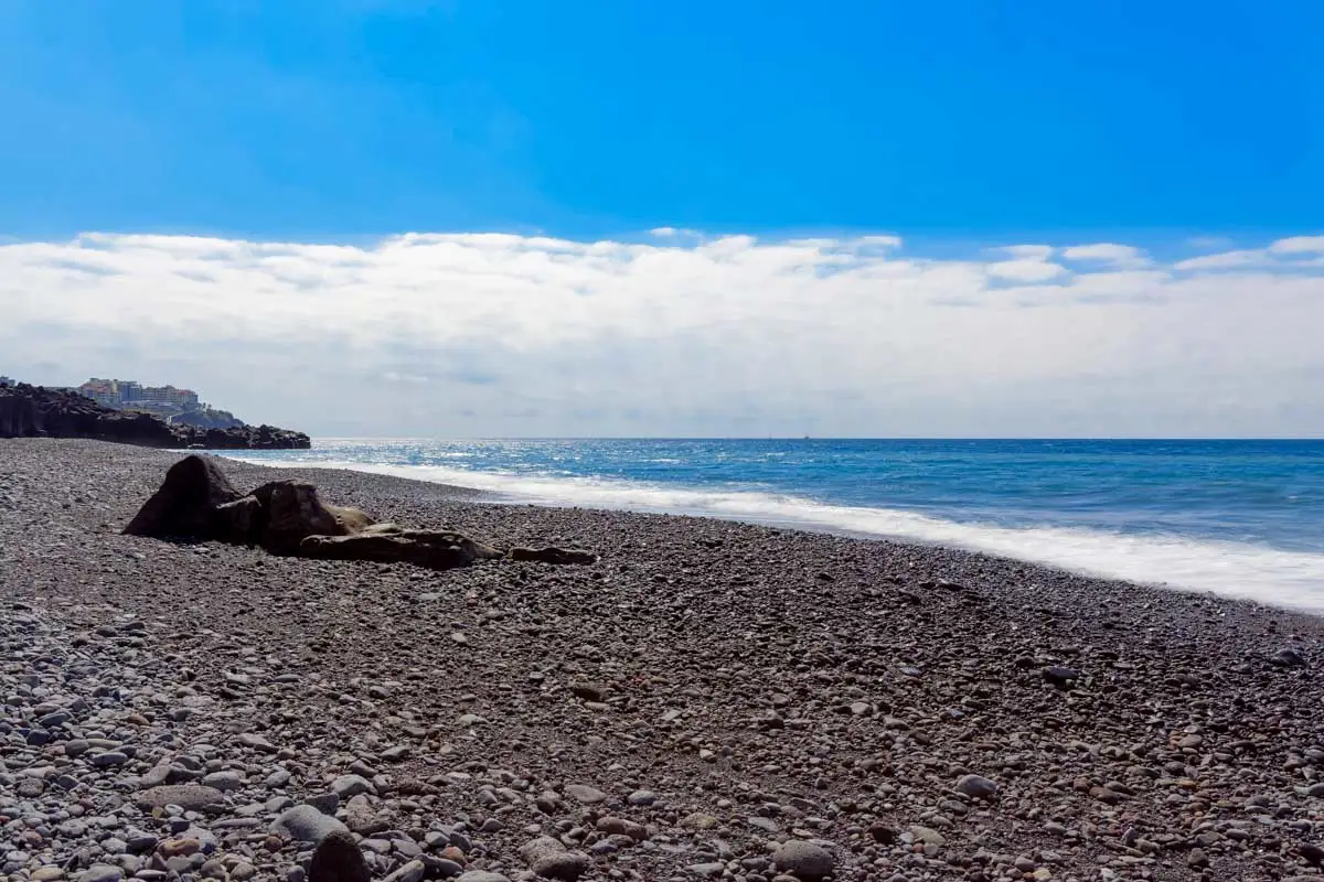 Praia Formosa in Madeira Portugal