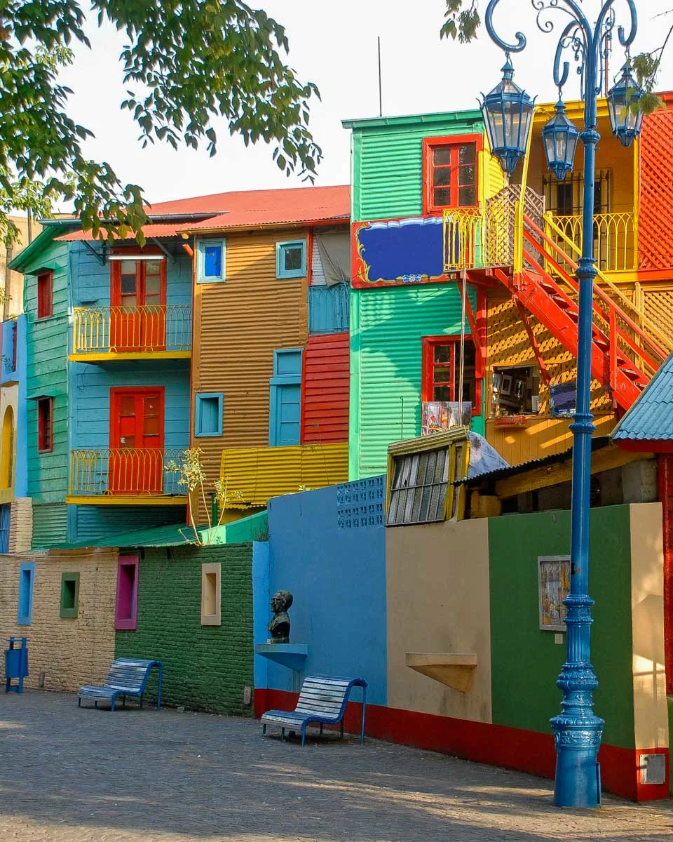 The La Boca neighborhood in Buenos Aires Argentina