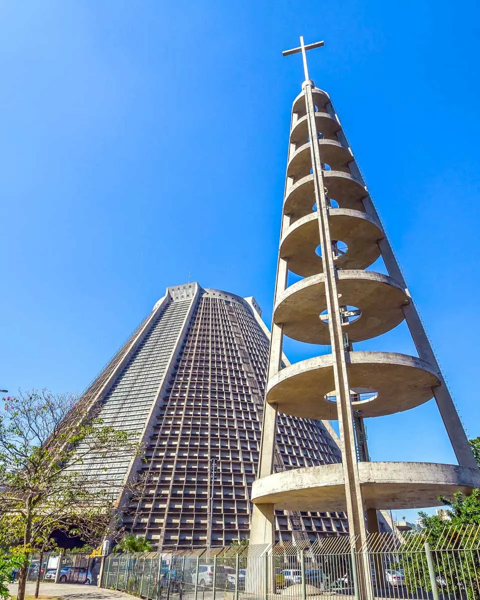 The Metropolitan cathedral in Rio de Janeiro, Brazil 1
