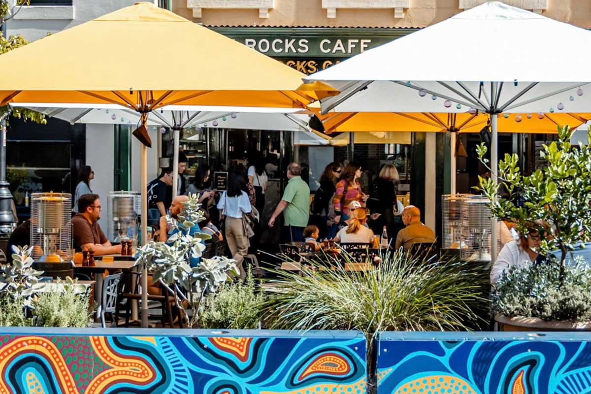 The Rocks Cafe in Sydney Australia