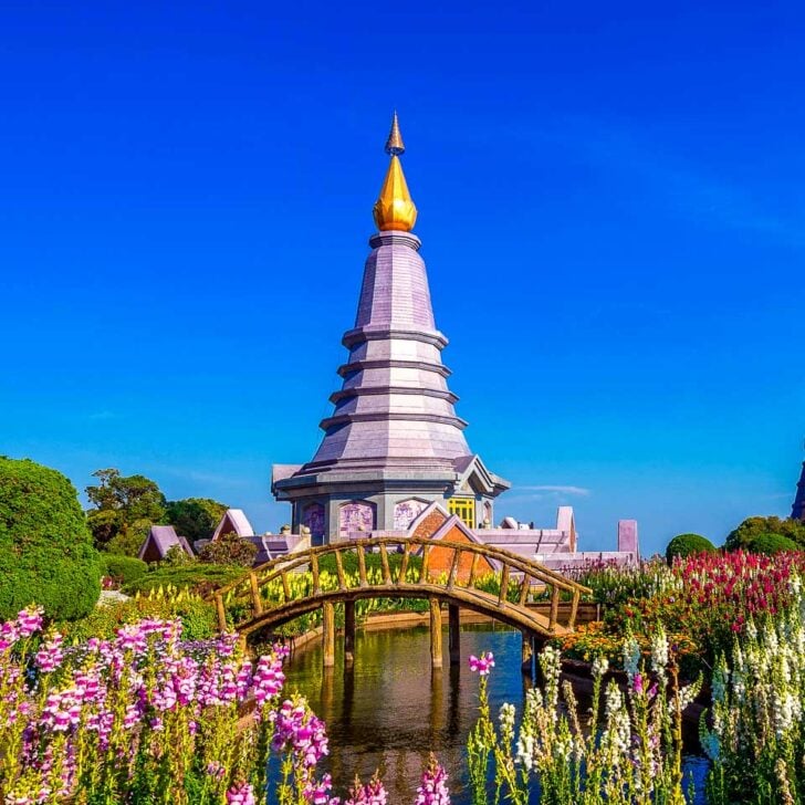 A Royal Stupa seen on a tour from Chiang Mai Thailand