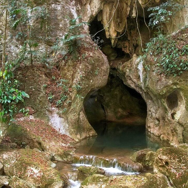 Actun Tunichil Muknal Cave on a tour in Belize