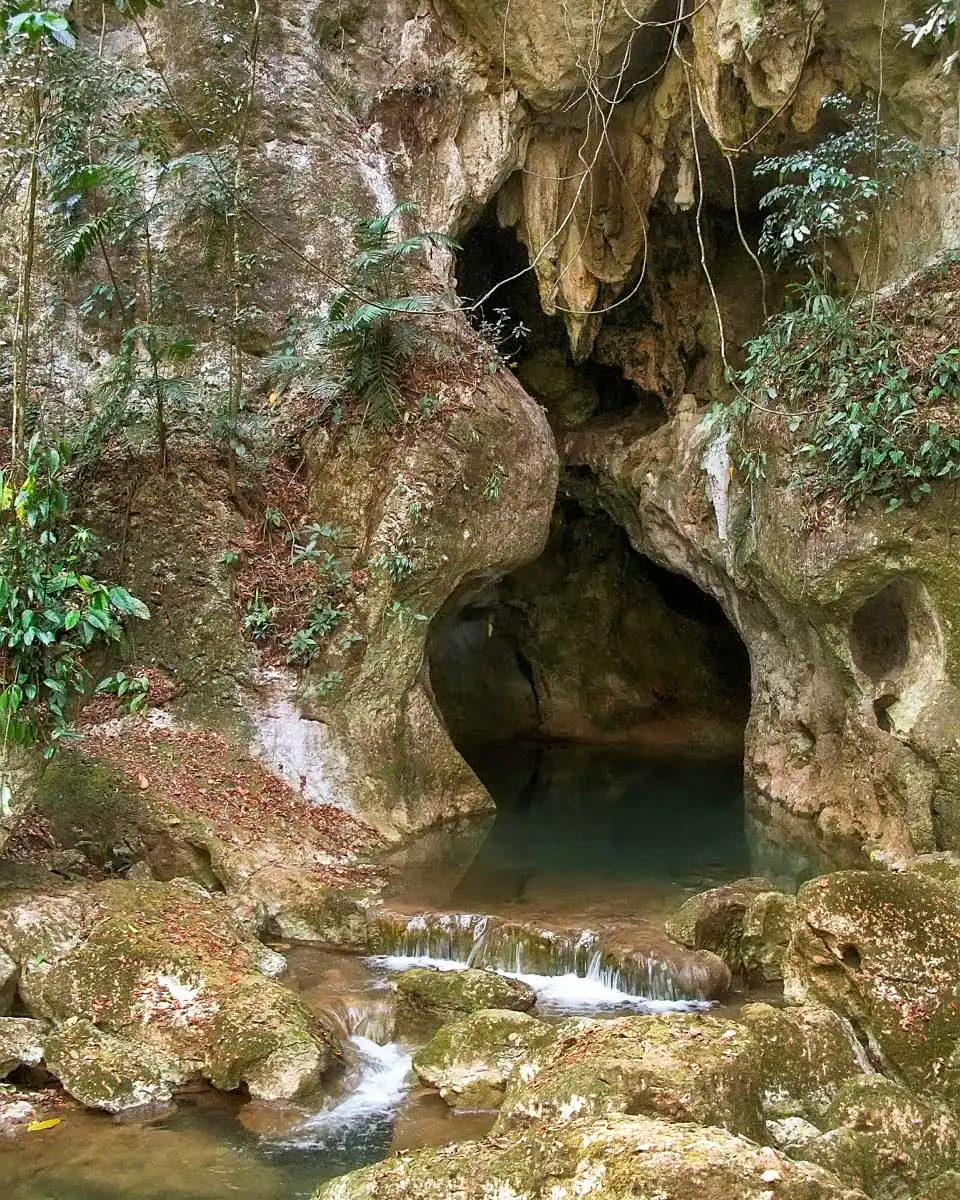 Actun Tunichil Muknal Cave on a tour in Belize