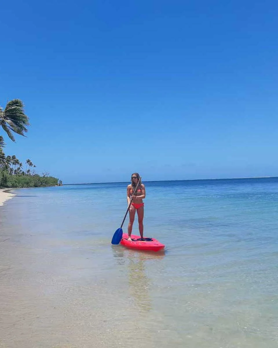 Bailey-paddleboards-in San Juan Puerto Rico