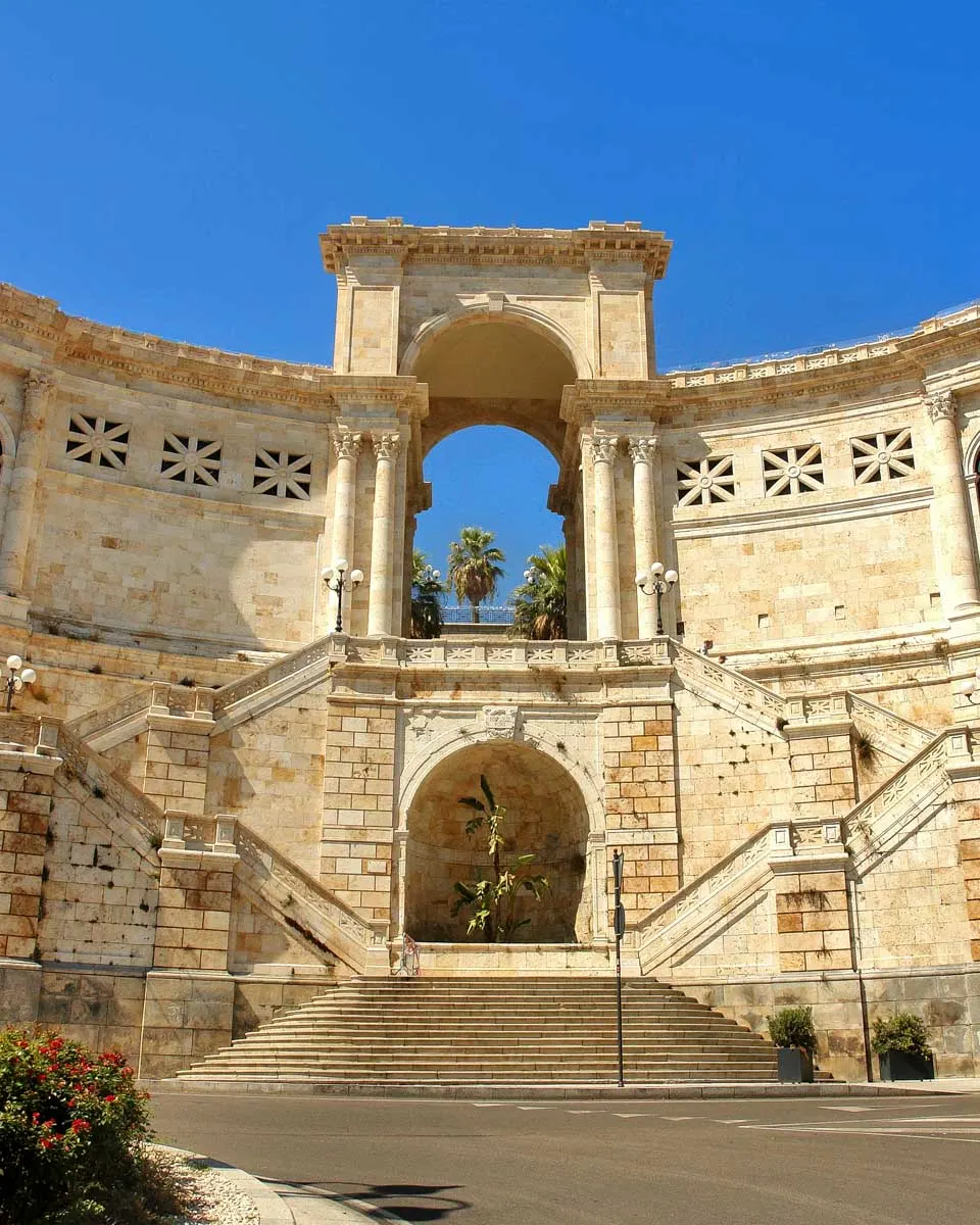 Bastione of Saint Remy, Cagliari, Sardinia, Italy