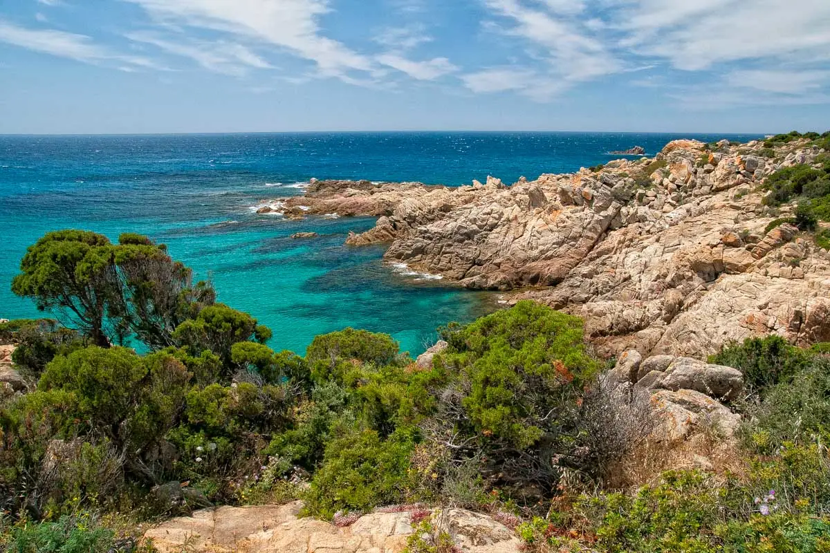 Cala Cipolla seen on a tour in Sardinia Italy