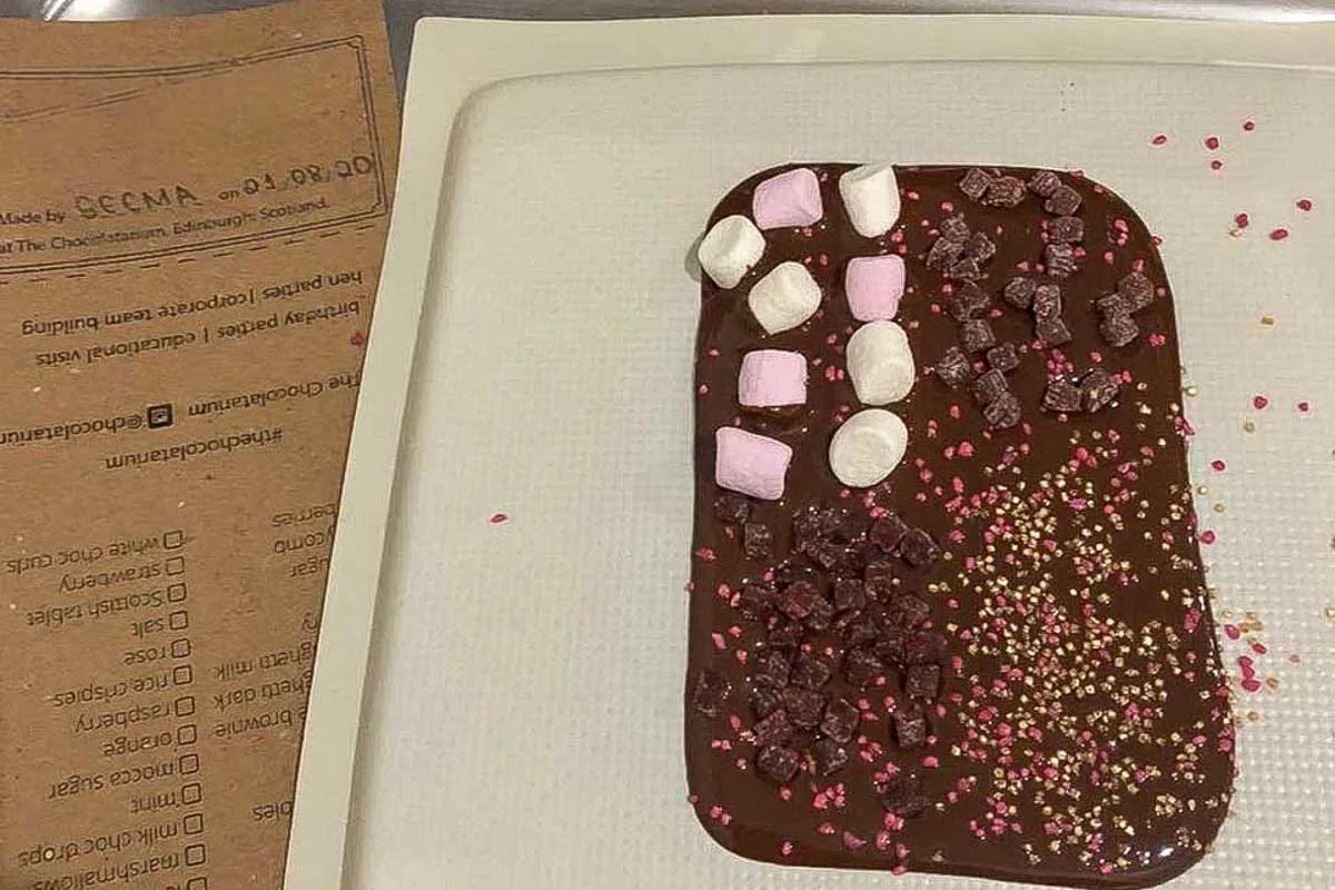 Chocolate being made in York United Kingdom