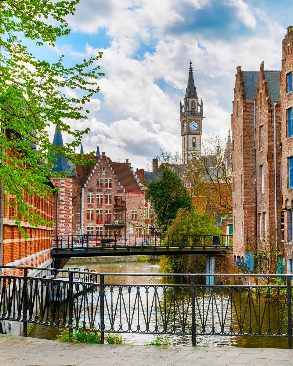 Ghent architecture seen on a tour from Brussels Belgium