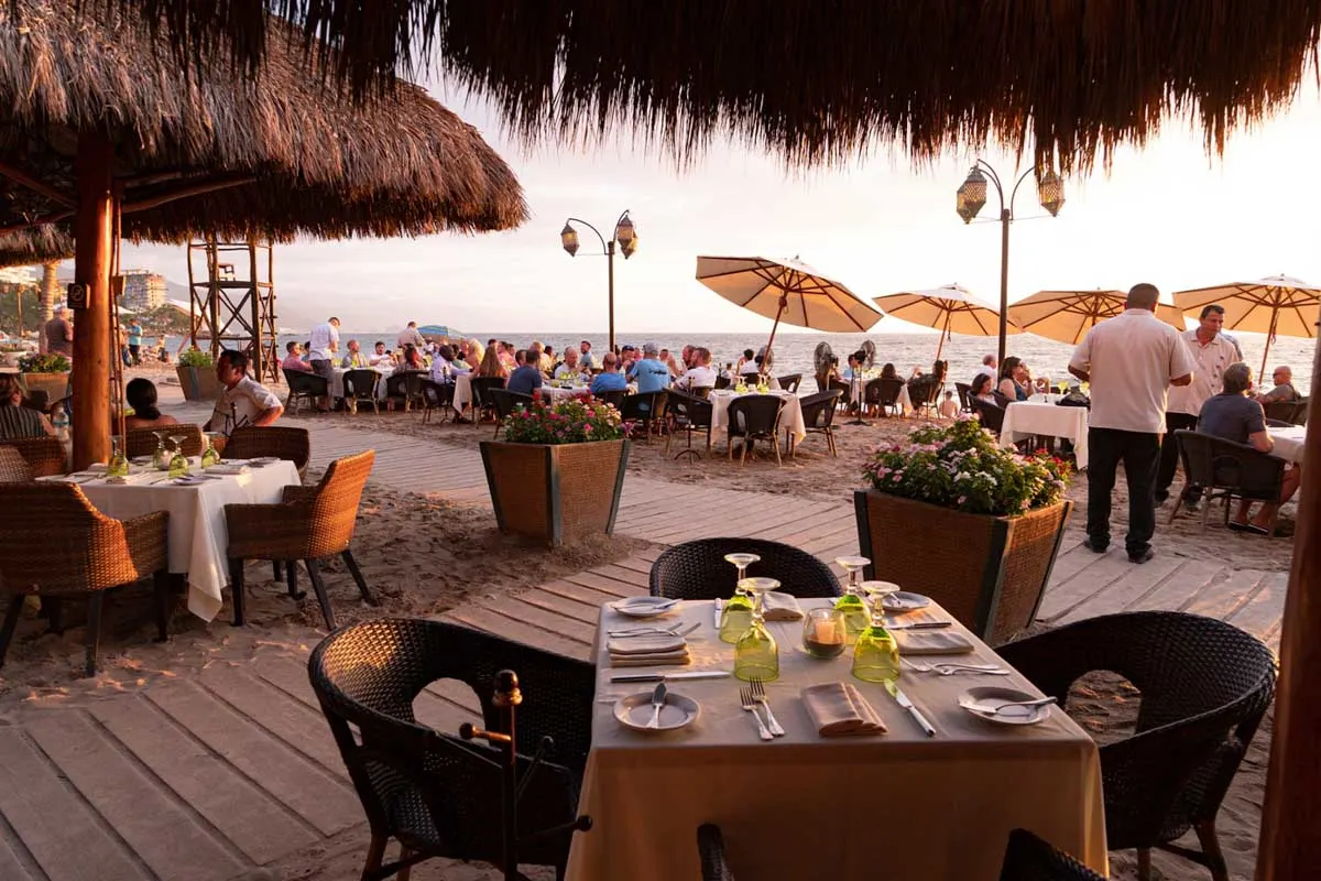 La Palapa Restaurant in Puerto Vallarta Mexico
