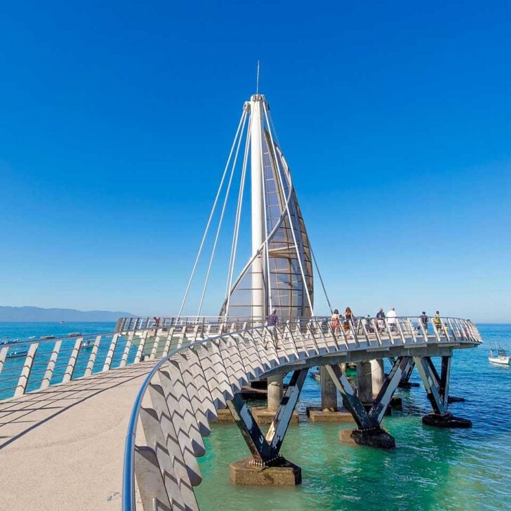 Los Muertos Pier in Puerto Vallarta Mexico