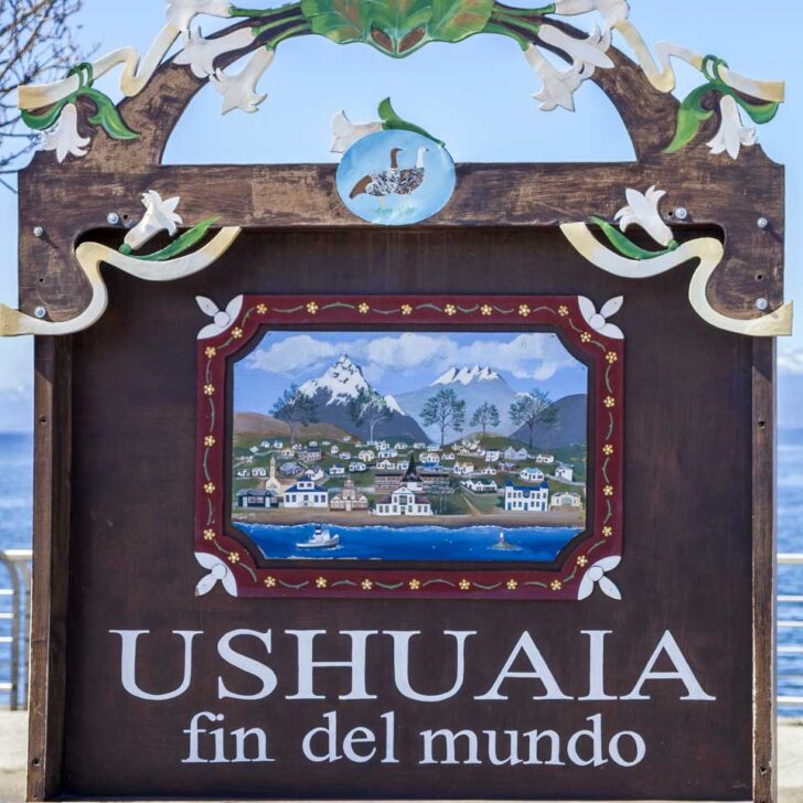 Sign for the end of the world in Ushuaia Argentina (1)