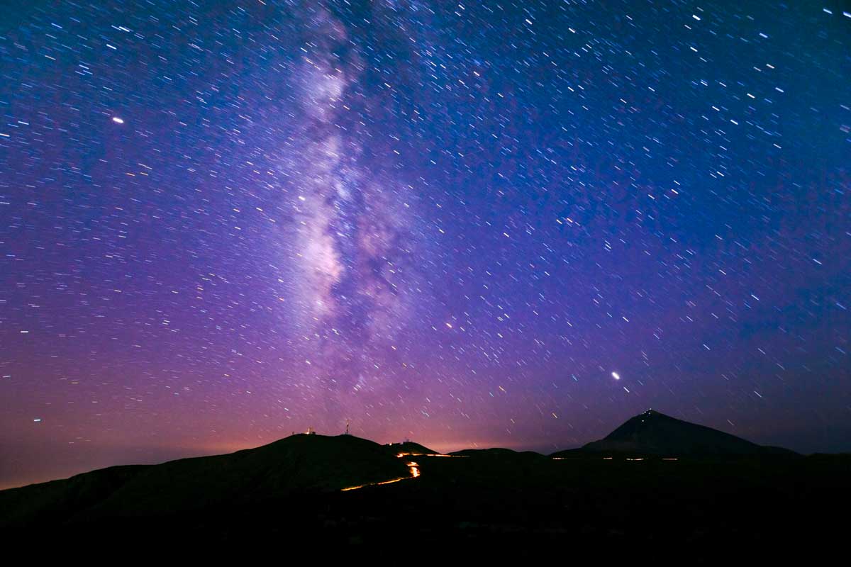 Teide National Park Sunset stargazing Spain