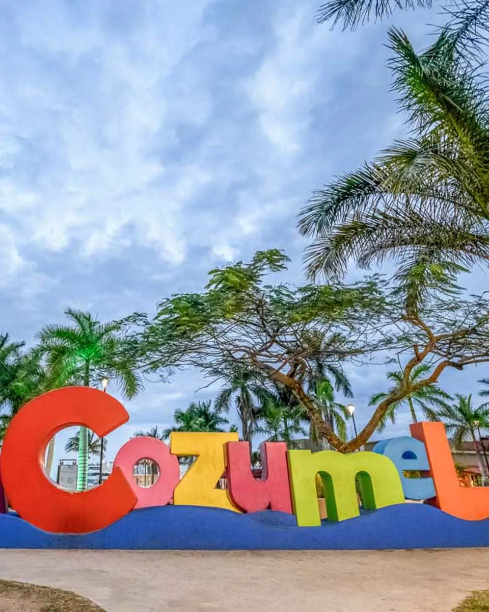 The-Isla-Cozumel-sign-in-Cozumel-Mexico