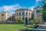 The Parliament Building in Oslo Norway