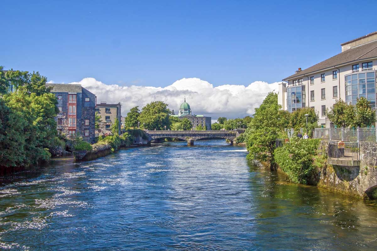 The view of Galway in Ireland