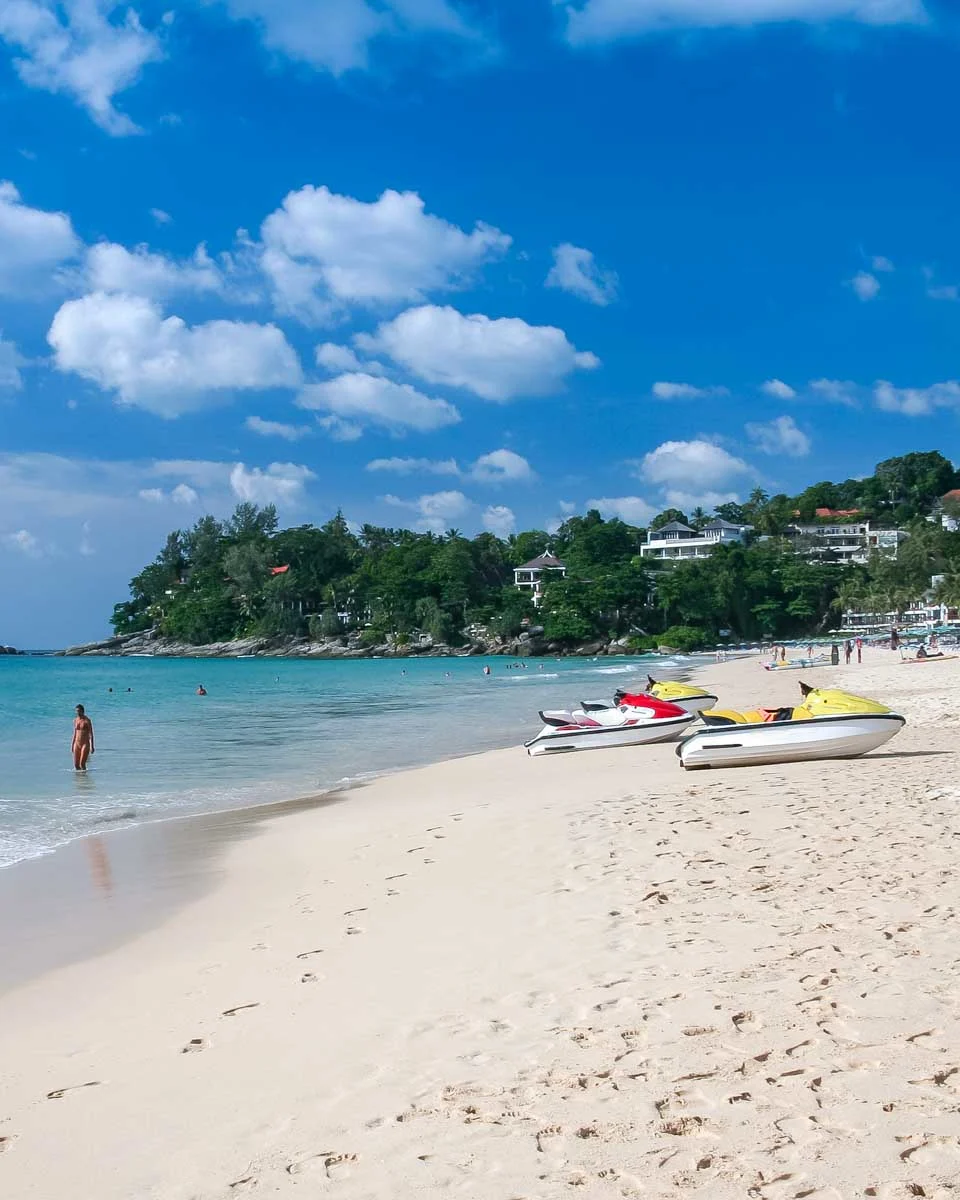 View of Kata Beach in Phuket Thailand