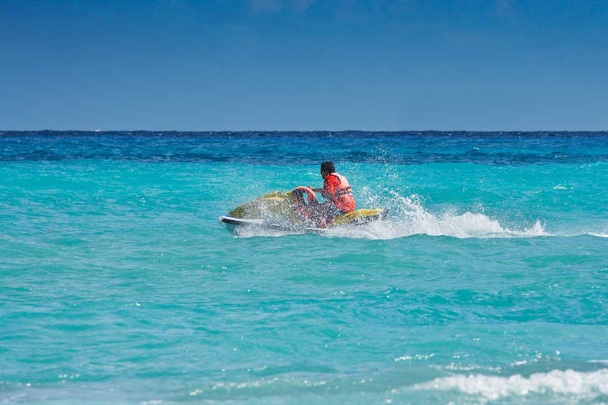 A-person-rides-a-jet-ski-in-Puerto Rico