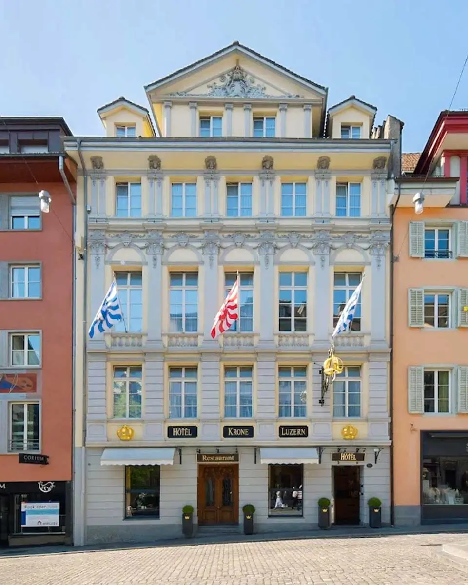 Altstadt Hotel Krone Luzern in Lucerne Switzerland 2