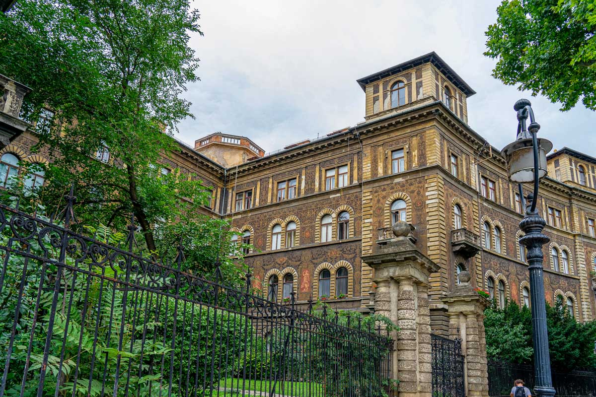 Andrássy Avenue in Budapest Hungary 1