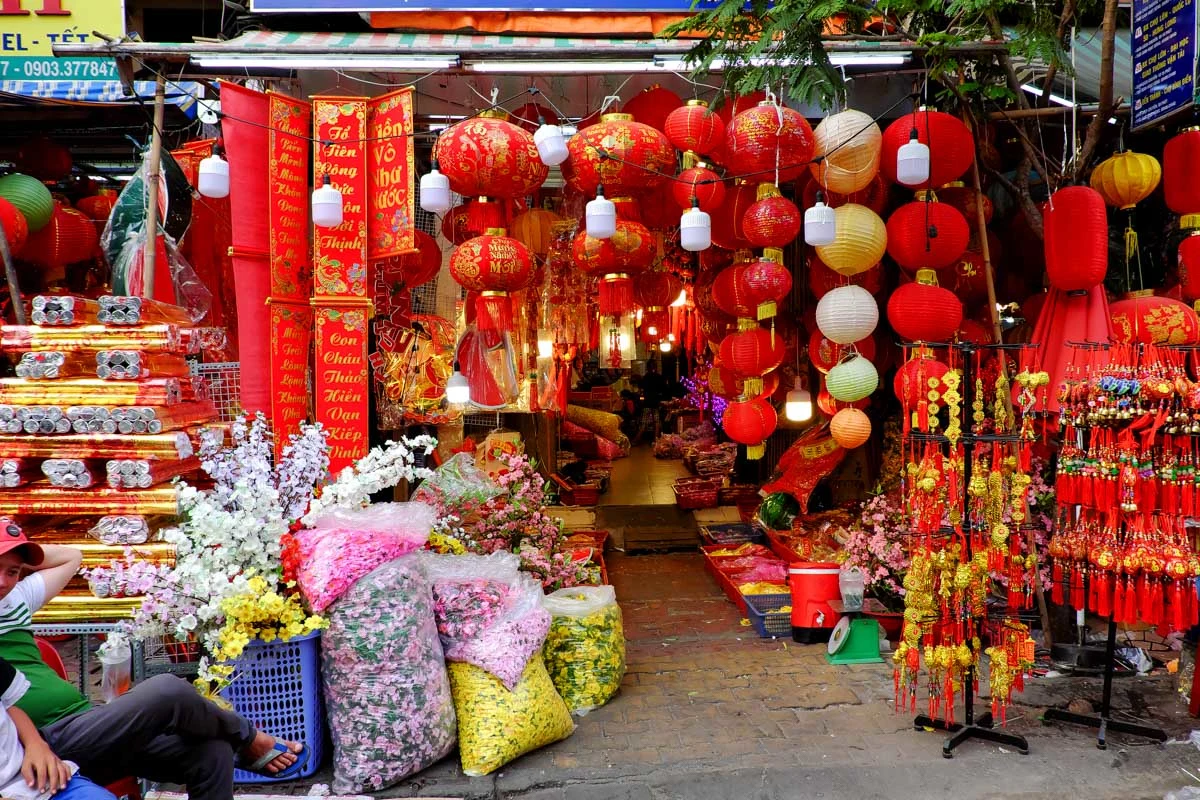 Ben Thanh Market in Ho Chi Minh Vietnam
