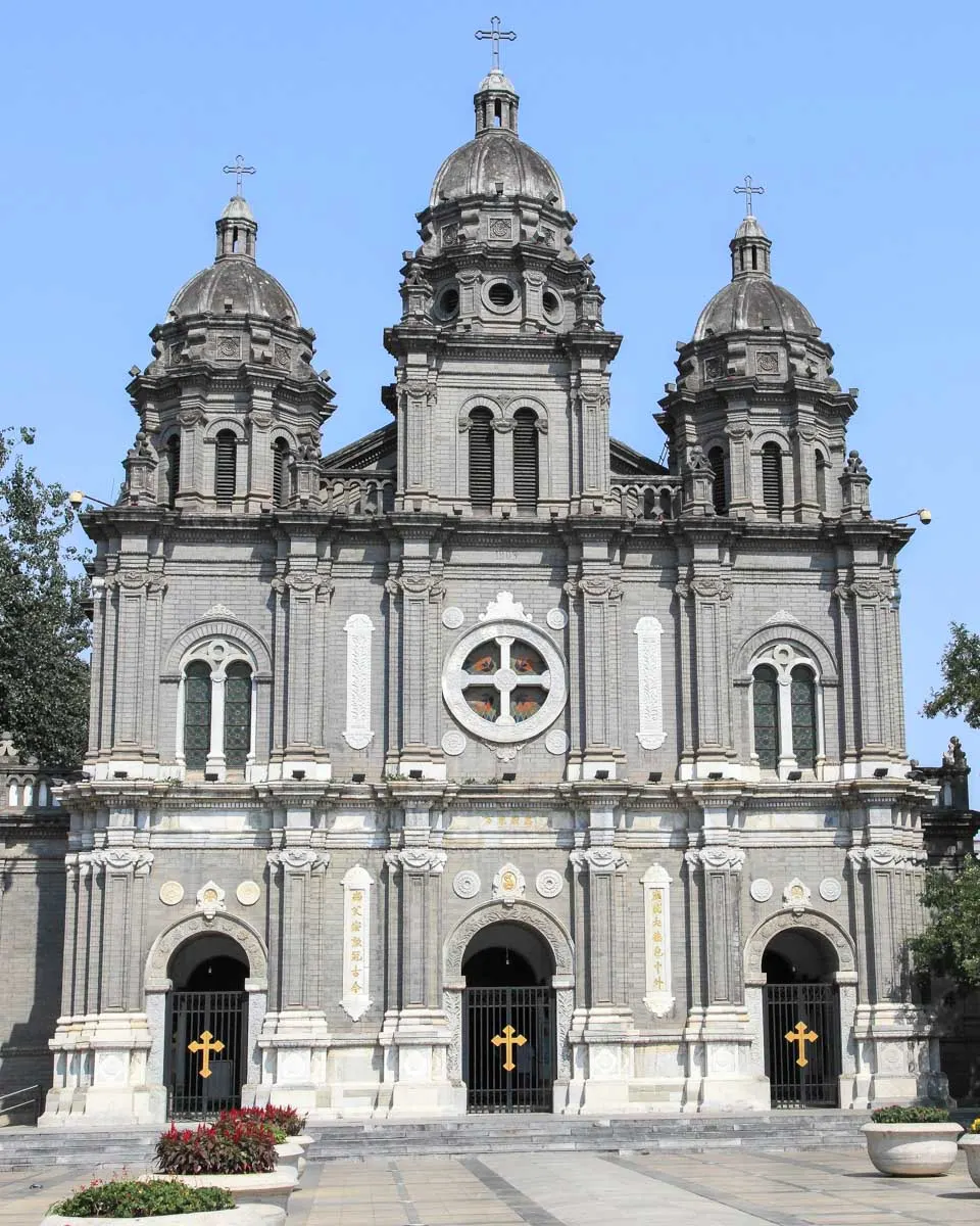 Cathedral of Wangfujing in Beijing China