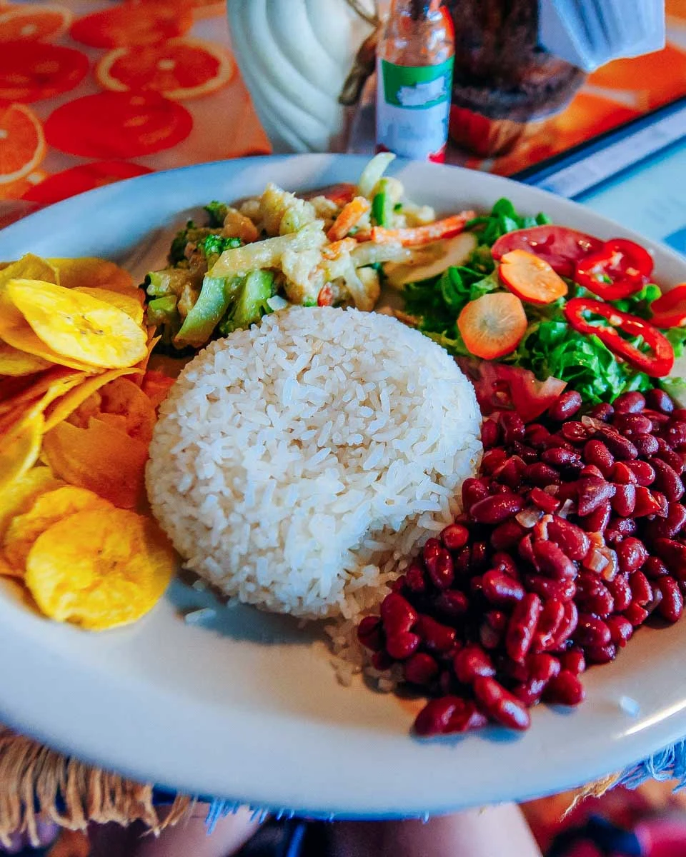 Colombian food eaten in Bogota Colombia