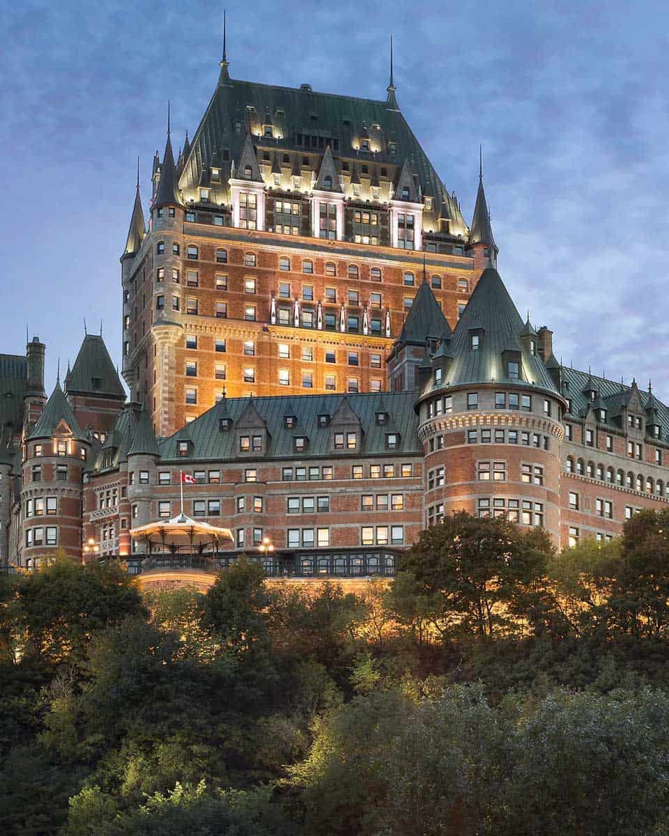 Fairmont Le Château Frontenac in Quebec City Quebec 1
