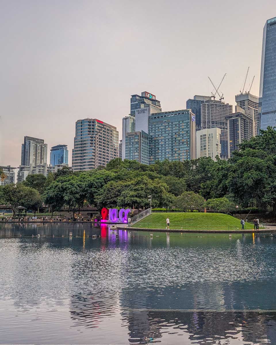 Looking at the KLCC Eco Park in Kuala Lumpur Malaysia