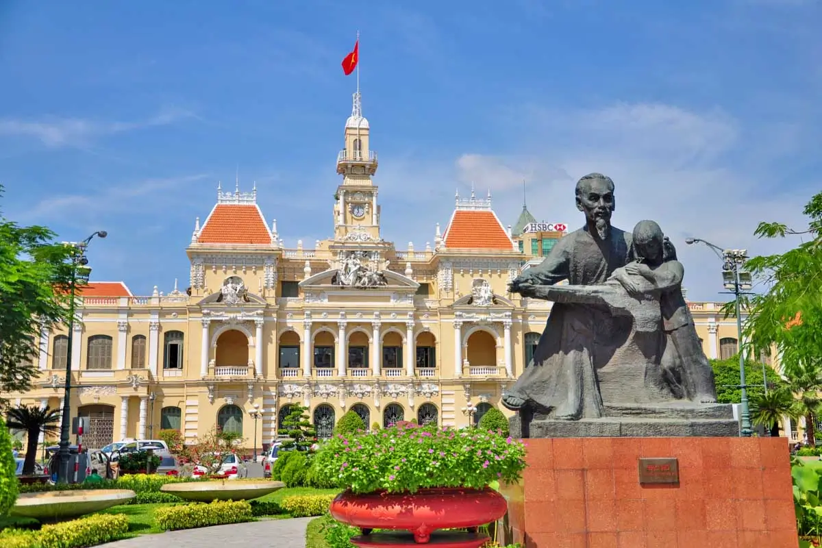 Peoples Committee Building in Ho Chi Minh Saigon Vietnam 1