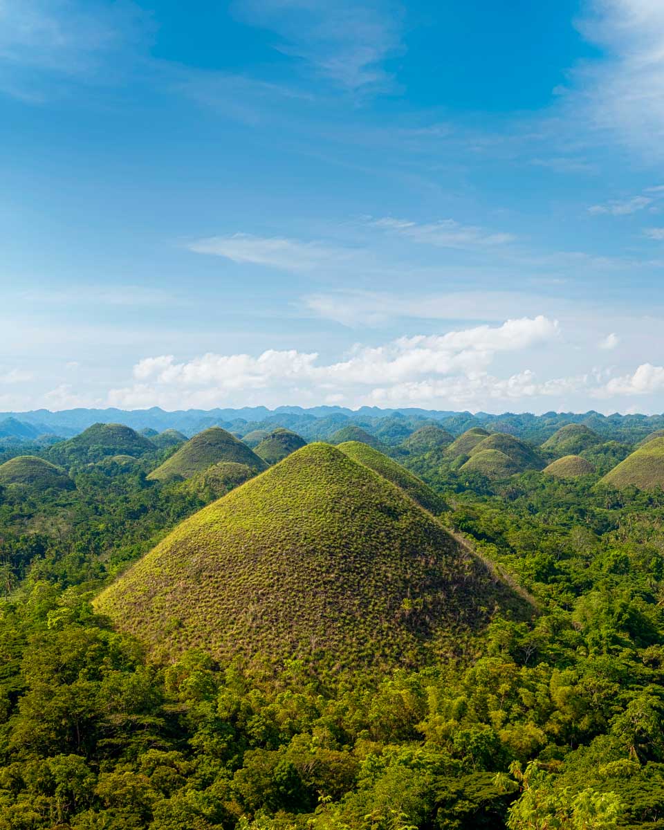 The Chocolate Hills seen on a tour of Bohol Philippines (2)