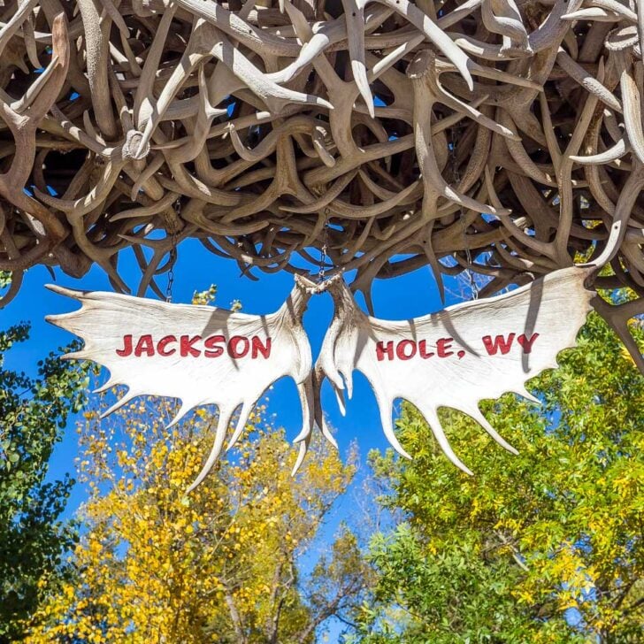 The antler arches of Jackson Hole Wyoming near the Grand Tetons National Park (2)