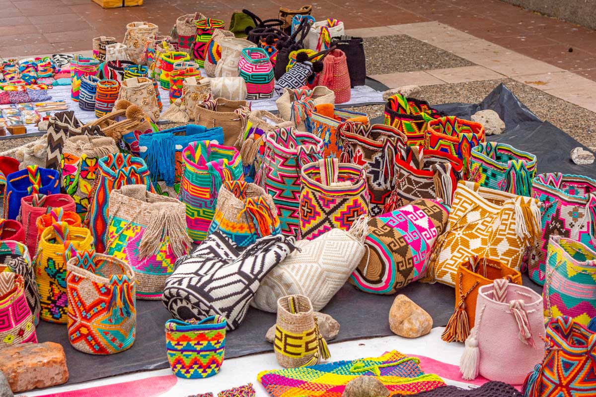 Usaquén market in Bogota Colombia