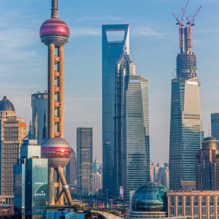 View of Shanghai China from The Bund (1)