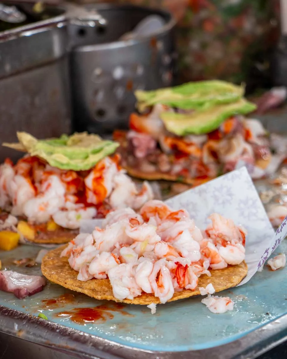 A-tostada-eaten-on-a-food-tour-in-Mexico City Mexico