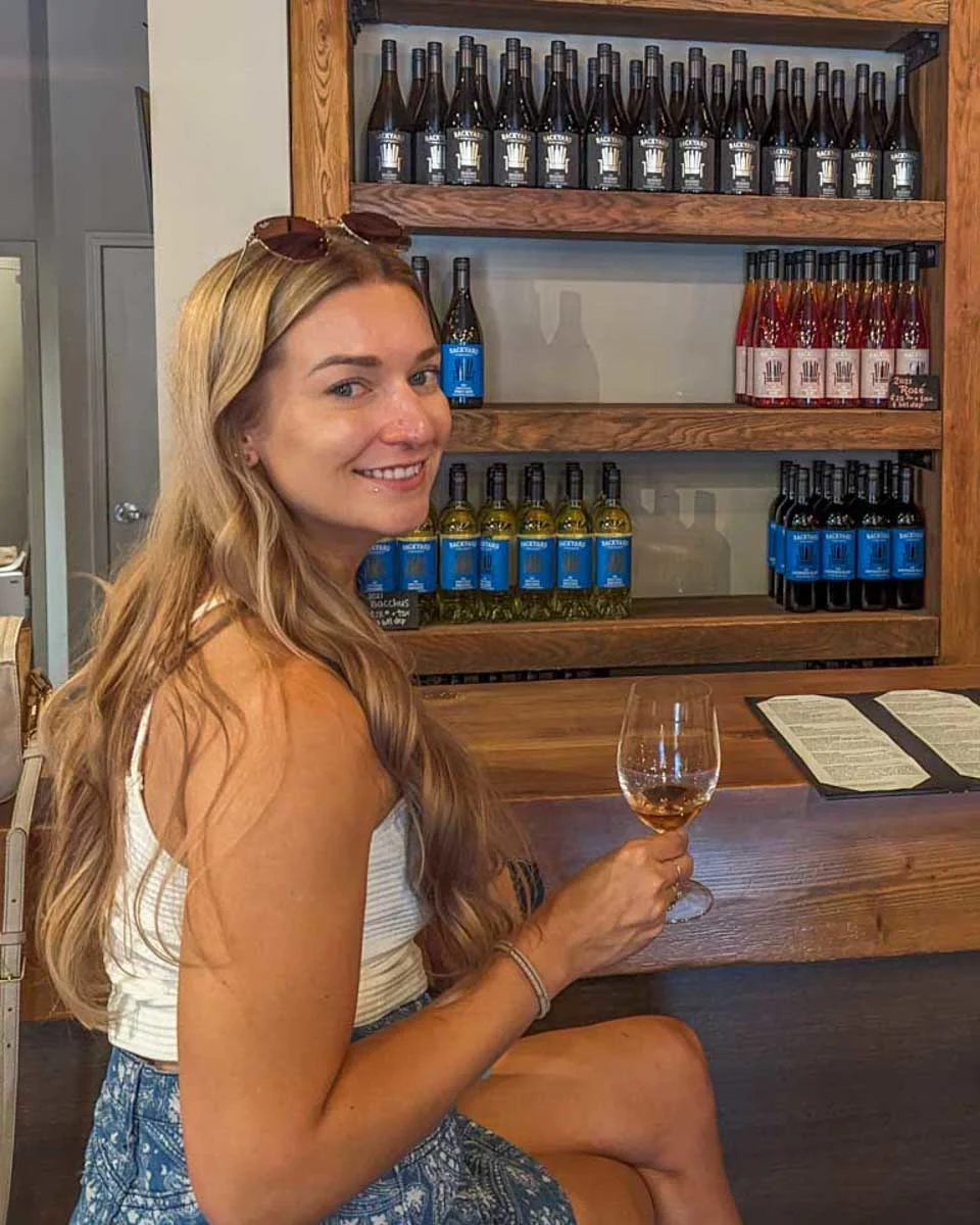 Bailey wine tasting on a tour from Adelaide