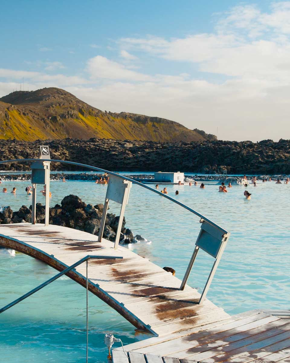 Blue Lagoon geothermal bath resort in Reykjavik, Iceland
